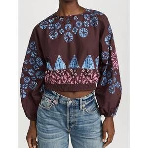 NEW SEA yana tie dye top in rose